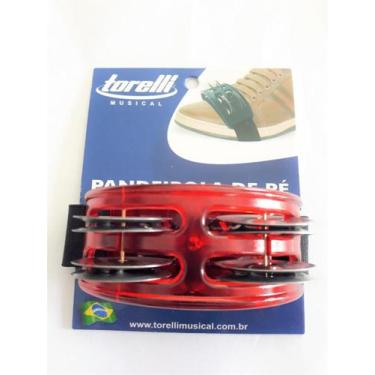 Imagem de Pandeirola Vermelha De Pé Tp303 - Torelli