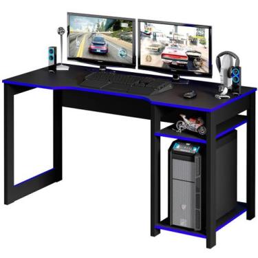 Imagem de Mesa para Computador Gamer Espaço para 2 Monitores e CPU - Tecnomobili
