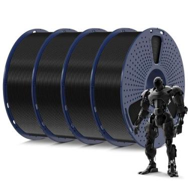 Imagem de Filamento de impressora 3D SUNLU PLA 1,75 mm  0,02 mm 4 kg, pacote com