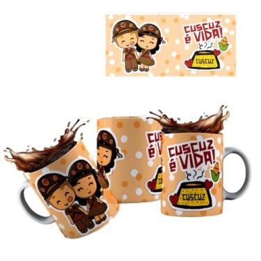 Imagem de Caneca Porcelana - Cuscuz é a vida