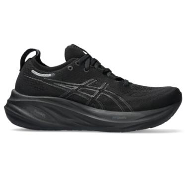 Imagem de Asics Tênis de corrida feminino Gel-Nimbus 26, Preto/preto, 6 Wide