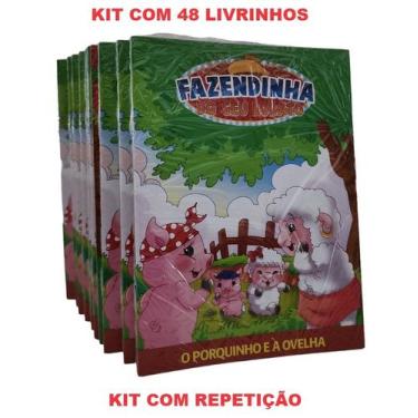 Imagem de 48 Livros Fazendinha História - Atacado Lembrancinha Brinde De Anivers
