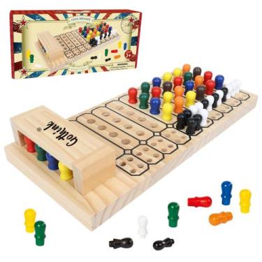 Imagem de Jogo de Tabuleiro GOTHINK Code Breaker Wooden Strategy 8+ Ages