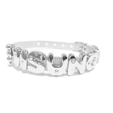 Imagem de JUNG KOOK Pulseira SKZ Felix Bangchan Hyunjin Jisung Changbin Minho Seungmin Skz Merch Jewelry for Women, Onesize, Aço inoxidável, Sem Pedra Preciosa