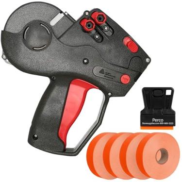 Imagem de Monarch 1136 Kit de iniciantes de etiqueta: inclui pistola de preço, 7.000 etiquetas de marcação de preço vermelho fluorescente e tinta pré-carregada