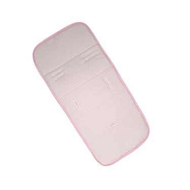 Imagem de Colchonete para Carrinho de Bebê e Bebê Conforto Almofada Extra Acolchoada Capa rosa