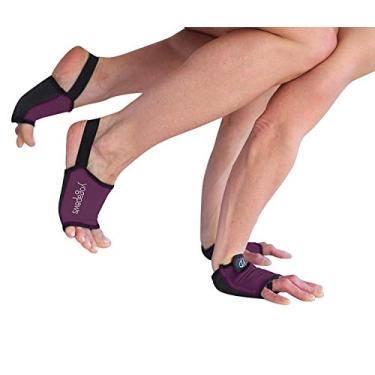 Imagem de YogaPaws Conjunto de luvas Elite e meias sem dedos, marrom rico, (tamanho nº 2) feminino pequeno/regular