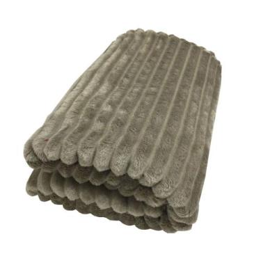 Imagem de Peseira P/ Cama Flannel Corduroy King 2,50 X 0,80 - Niazitex, TABACO