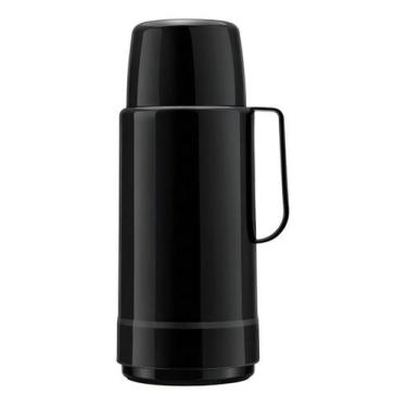 Imagem de Garrafa Termica P/ Chá Café C/ Tampa Glt 1l Preto Invicta
