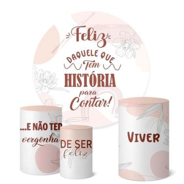 Imagem de Trio Capas Cilindro + Painel Redondo 1,50m A Vida (K1UBV0001)