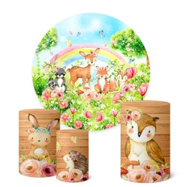 Imagem de Trio Capas Cilindro + Painel Sublimado 1,50m Bosque (K1BSQ0028)