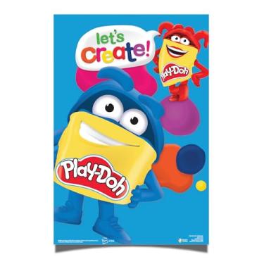 Imagem de Desert Cactus Play-Doh Poster 28 x 43 cm Playdoh Room Office Decoration Play Doh Official Fan Gear (28 x 43 cm, Design 1)