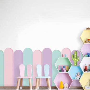 Imagem de Adesivo Decorativo Infantil Cerca Escolar Lavável 3 unid. Ideal Para Quarto Brinquedoteca Sala Aula