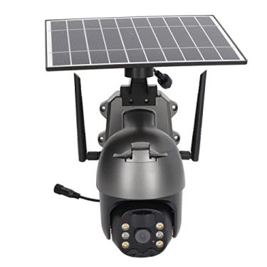 Imagem de Ymiko Câmera de Segurança Solar PTZ 355 Graus de Vigilância Em Casa Panorâmica Com Detecção de Movimento de áudio de 2 Vias para Monitoramento Externo (4G Inglês Sudeste Asiático)