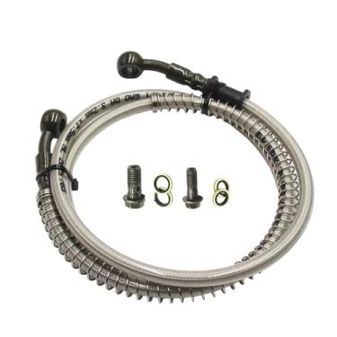 Imagem de 8 mm, 10 mm, 1100 mm, 1100 mm, 43,3 POLEGADAS, linha de mangueira mestre de freio hidráulico trançado PIT PRO Dirt Bike ATV Quad Dune Buggy