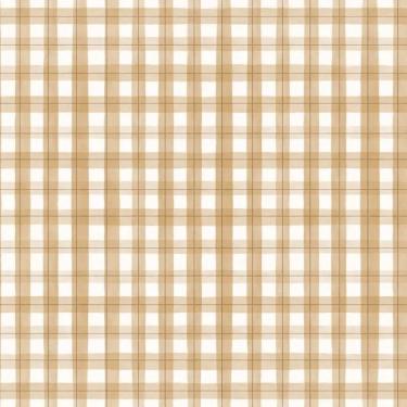 Imagem de Papel De Parede Revoada Xadrez Picnic Pincelada Marrom 4442