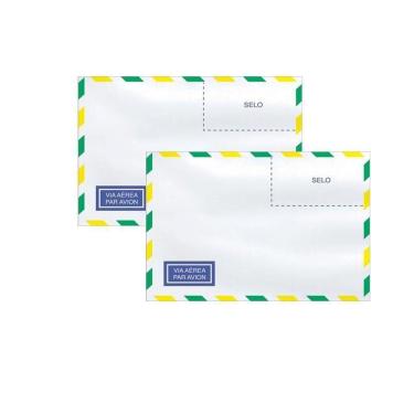 Imagem de Envelope Carta Aéreo Branco Cof015 114X162Mm Scrity 1000Un