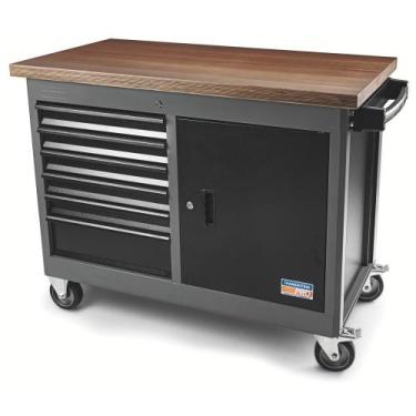 Imagem de Bancada Móvel 6 Gavetas e 1 Porta Tramontina PRO Cinza