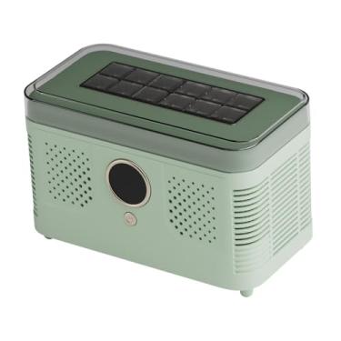 Imagem de YWJLQH Máquina de gelo de escritório com clipe para cubos, máquina de fazer gelo portátil, aparelho de congelamento para RV, Verde