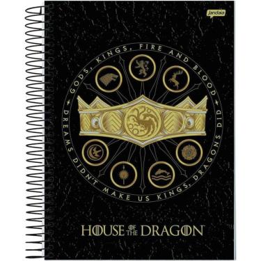 Imagem de Caderno Univ. 1Mat. 80Fls House of The Dragon Capa2-Jandaia