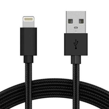 Imagem de Cabo Lightning Compatível Preto Para Iphone 11 Pro Max