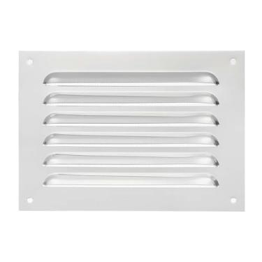 Imagem de PATIKIL Capa de ventilação de alumínio de 15 x 20 cm, capa de ventilação de grade de ar HVAC, malha embutida para casa, cozinha, lareira, banheiro, parede, teto, prata