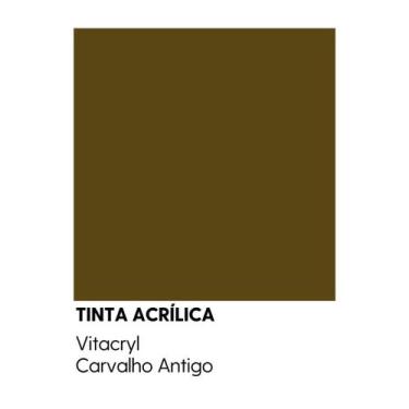 Imagem de Tinta Semibrilho Premium Marrons - Vitacryl, Carvalho Antigo, 3,6 lts