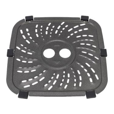 Imagem de Asixxsix Air Fryer Grill Pan para Fritura de 6qt e 8qt Powerxl, Peças de Reposição de Fritadeiras de Aço Inoxidável, Bandeja de Placa de Placa de Churrasqueira (Grande 105-145mm / 4.1-5.7in)