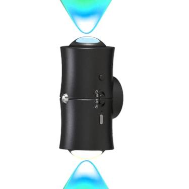 Imagem de Luz Noturna com Mudança de Cor | Luz Interior com Sensor de Movimento Magnético - Lâmpada Inteligente Recarregável Económica Gradiente Colorido para Corredores Escadas Pátio Apartamento