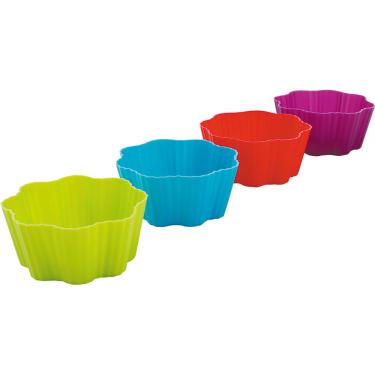 Imagem de Conjunto de Formas para Cupcake Cazza Flor 10 Peças