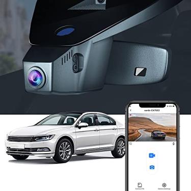 Imagem de Fitcamx Câmera veicular 4K para VW Passat S SE SEL R-line GT Limited 2016-2023 (HD2-5707, com ventilação na frente), estilo OEM, vídeo UHD 2160P, Wi-Fi e aplicativo, gravação em loop, modo de