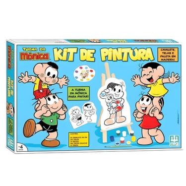 Imagem de Kit de Pintura Infantil Turma da Mônica Nig Brinquedos