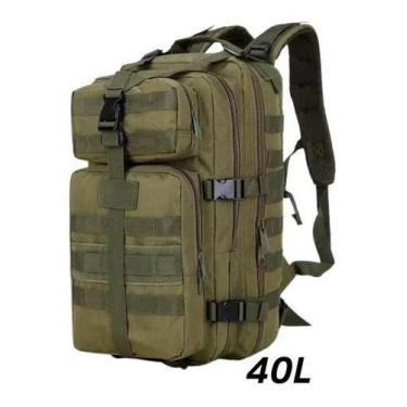 Imagem de Mochila Militar Tática Tamanho Ideal 40 Litros Impermeável - SHOP ALTE