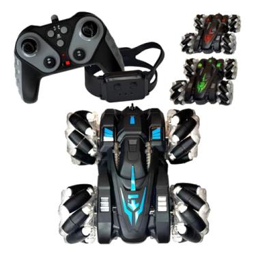 Imagem de Carro de Controle Remoto Inteligente 9 Funções Maluco Gira 360 Graus Rápido Recarregavel om Luzes LED e Efeitos Sonoros Acrobacias Off-road Brinquedo para Crianças
