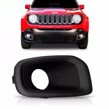 Imagem de Moldura Farol Milha Jeep  Renegade 2015 2016 2017 - SP ACESSÓRIOS, Dir