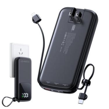Imagem de Carregador portátil Power Bank LOVELEDI 15000mAh PD30W Preto