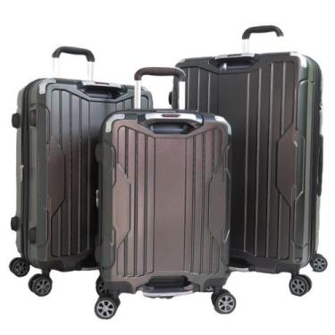 Imagem de Kit com 3 Malas de Viagem Bordo, Média e Grande com Expansor - Linha P