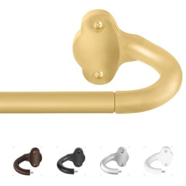 Imagem de Varão de cortina TVWOO Gold Wrap Around 5/8 Blackout 70-150 cm