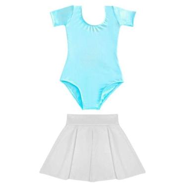 Imagem de Conjunto Ballet Infantil Iniciante 2 Itens: Collant e Saia - GB dance,