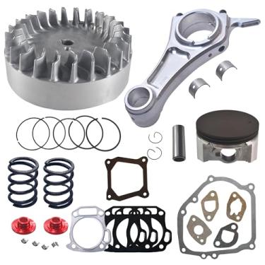 Imagem de Kit de haste de tarugo de volante de alumínio (3.308) com tampa plana revestida de cerâmica de 70 mm para motores Predator 212cc/196cc Non-Hemi