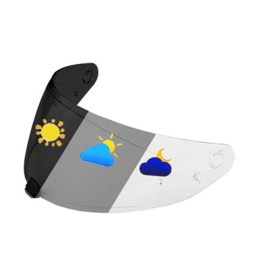 Imagem de ANSUNDA HJ-31 Capacete fotocrômico de substituição da viseira, protetor facial de capacete de motocicleta para i70, i10