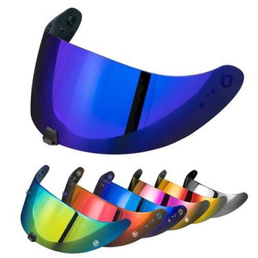 Imagem de Capacete Viseira psler para capacete R420 Face Shield Deep Blue