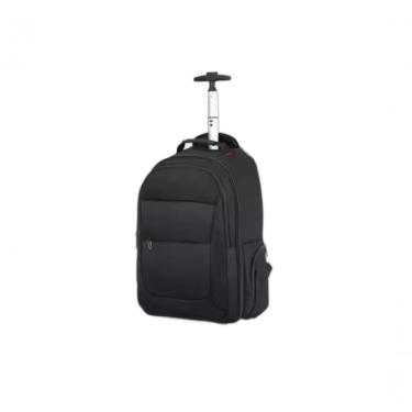 Imagem de Mochila Executiva Notebook Com Rodinhas – Praticidade, Estilo E Conforto Para Viagem, Trabalho Ou Escola - Preta