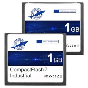 Imagem de Dogfish Cartão de Memória Flash Compacto 1 GB Pacote com 2 Cartão Industrial CF Tipo I de Alto Desempenho FAT16 para Equipamentos Industriais e Câmeras Digitais Vintage