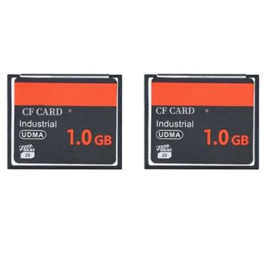 Imagem de ANXILE Câmera de cartão de memória CF de 1 GB CF cartão UDMA memória flash de alta velocidade (2 unidades)