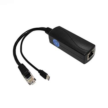 Imagem de REVODATA Divisor Gigabit USB PoE 48 V para 5 V 2,4 A, adaptador divisor micro USB IEEE 802.3af Power Over Ethernet para Raspberry Pi, Google WiFi, tablets, Dropcam (G-USB 5V)
