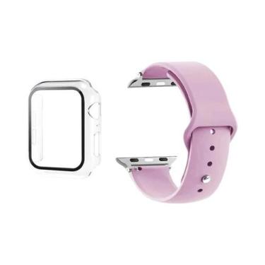 Imagem de Protetores De Tela Para Pulseira De Apple Watch, Estojo De Vidro Para 
