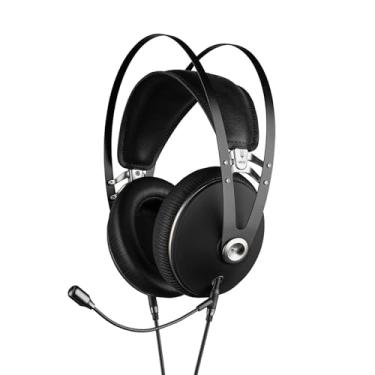 Imagem de MEZE AUDIO | Fone de ouvido 99 NEO e Boom com microfone | Fones de ouvido com fio com microfone Boom e faixa de cabeça autoajustável | Fone de ouvido fechado para jogos | Trabalho remoto | Audiófilos