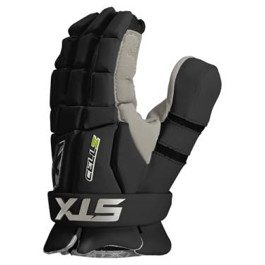 Imagem de STX Luvas de goleiro de lacrosse Cell VI, pequenas, pretas, par