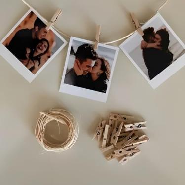 Imagem de Kit de 20 Mini Fotos Polaroid Personalizadas em Alta Resolução, Compatível com Capinha de Celular, Kit Romântico para Dia dos Namorados